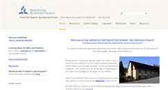 Desktop Screenshot of forestparksdachurch.org